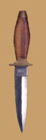[wood-handled dagger]